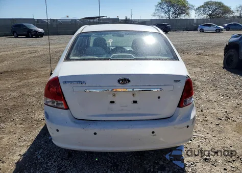 2009 Kia Spectra Lx from USA, damaged, VIN KNAFE222695596492